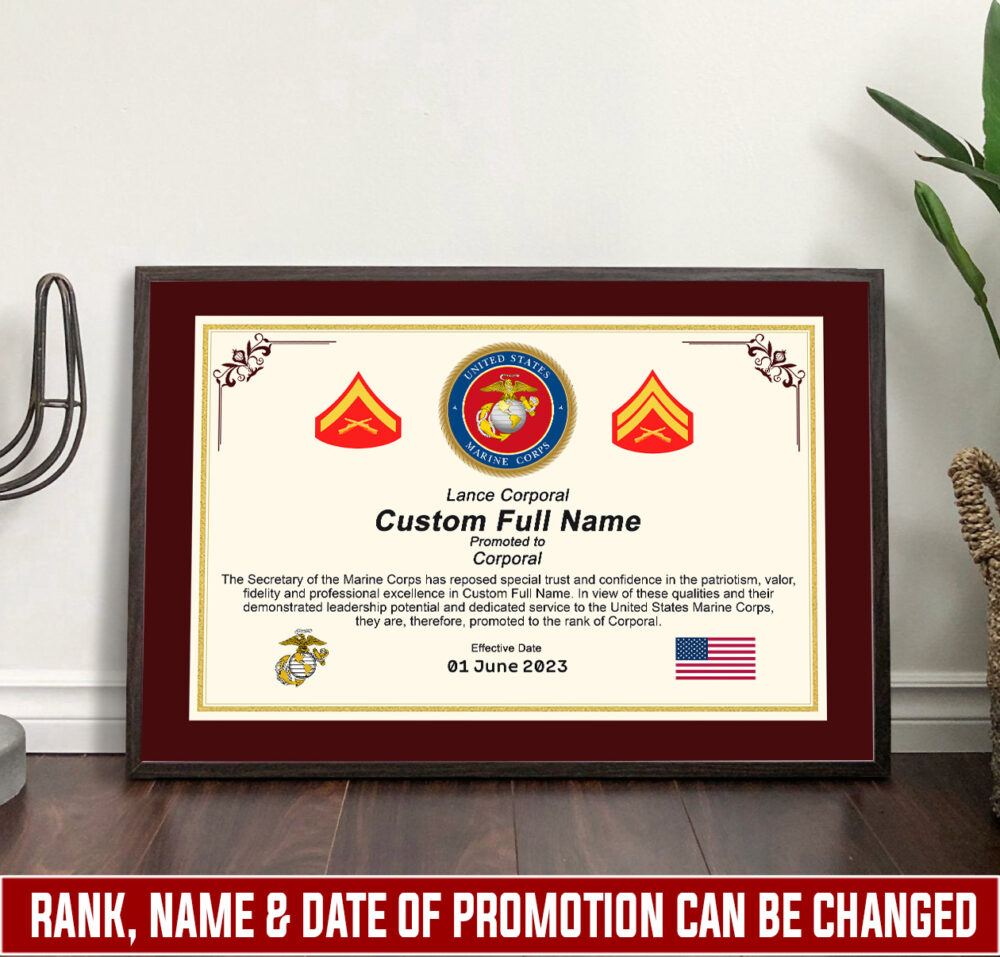 US Marine Corps, All Gave Some, Some Gave All - Poster With Frame 16x12in (Recommended)