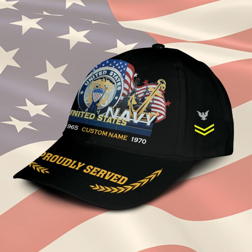 US Navy, No One Fights Alone - Classic Cap - Image 2