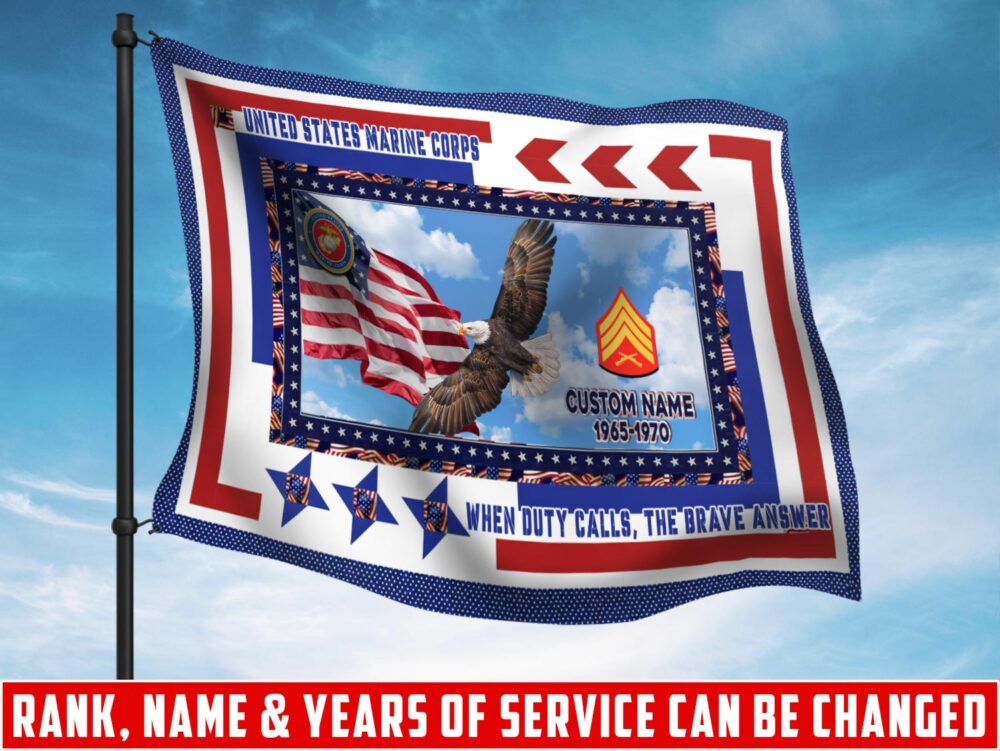 US Marine Corps, O 4 Marines Major - Flying Flag 5×8 Feet(152×244 Cm)