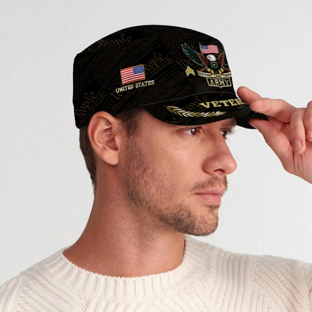 US Army, Land Of The Free, Because Of The Brave - Military Cap - Image 3