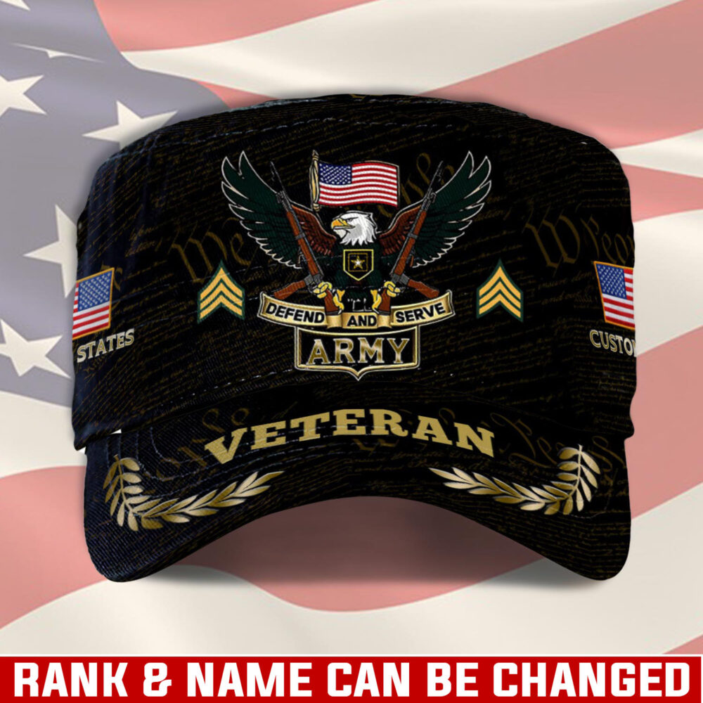 US Army, Land Of The Free, Because Of The Brave - Military Cap