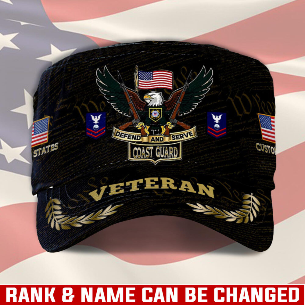 US Coast Guard, Honoring All Who Served - Military Cap