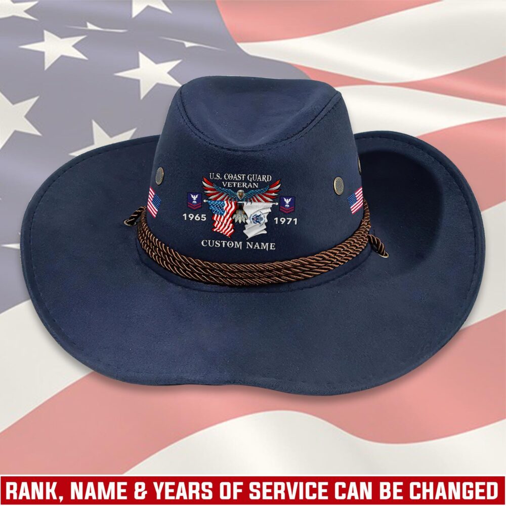 US Coast Guard, E 3 Red - Cowboy Hat