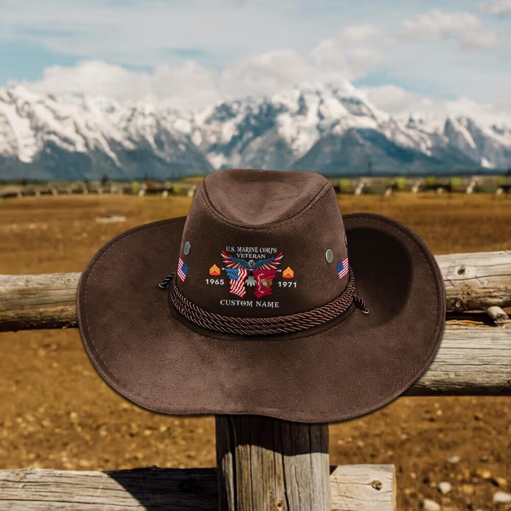 US Marine Corps, Lest We Forget - Cowboy Hat - Image 4