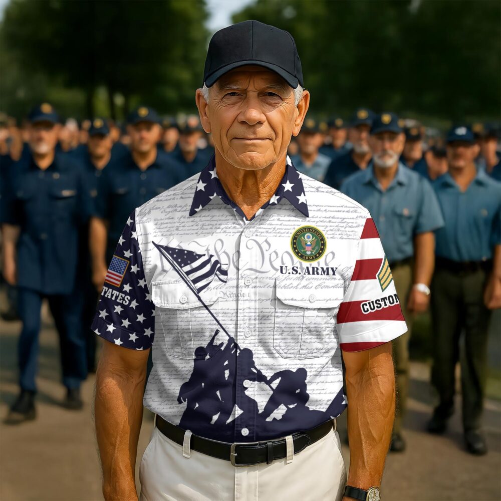 US Army, No One Fights Alone - Cargo Shirt - Image 2