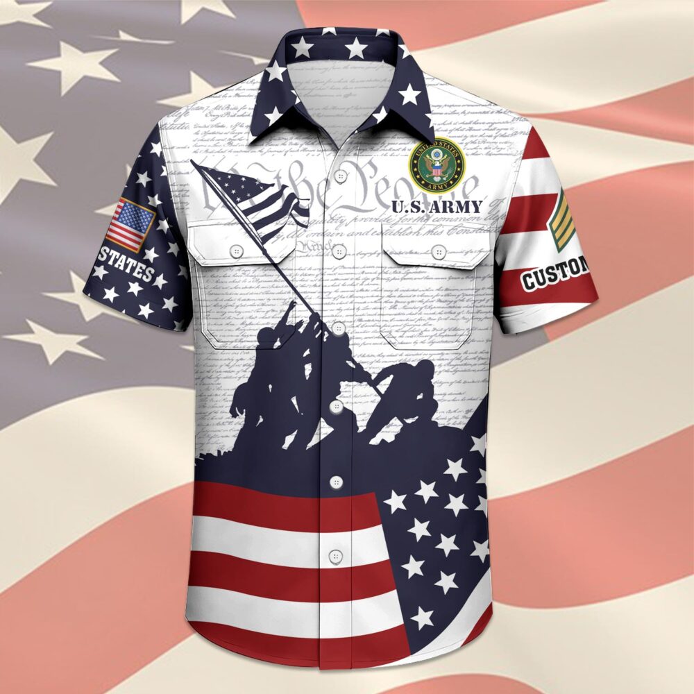 US Army, No One Fights Alone - Cargo Shirt - Image 3