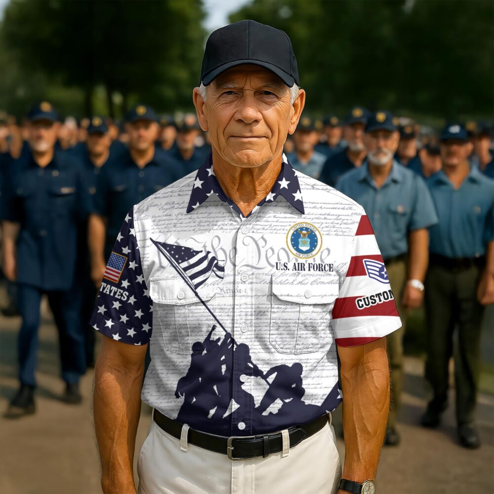 US Air Force, No One Fights Alone - Cargo Shirt - Image 2