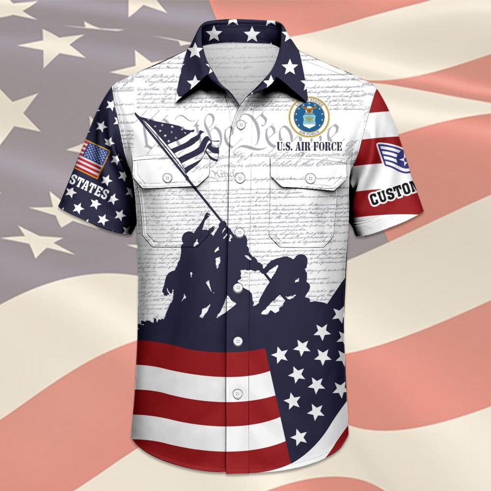 US Air Force, No One Fights Alone - Cargo Shirt - Image 3