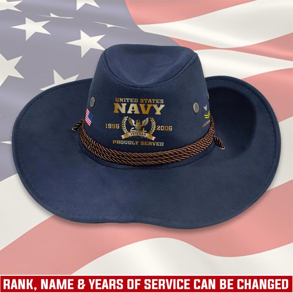 US Navy, E 2 Blue - Cowboy Hat