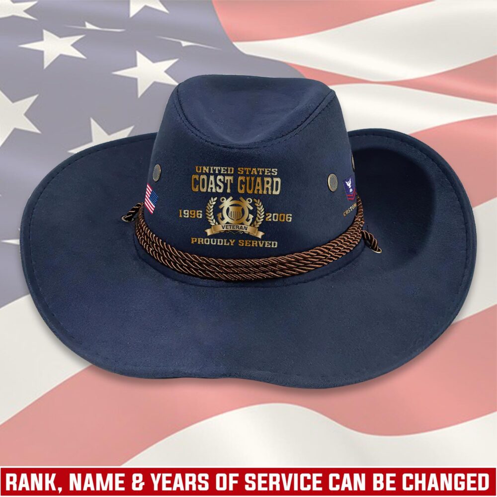 US Coast Guard, E 7 Red - Cowboy Hat