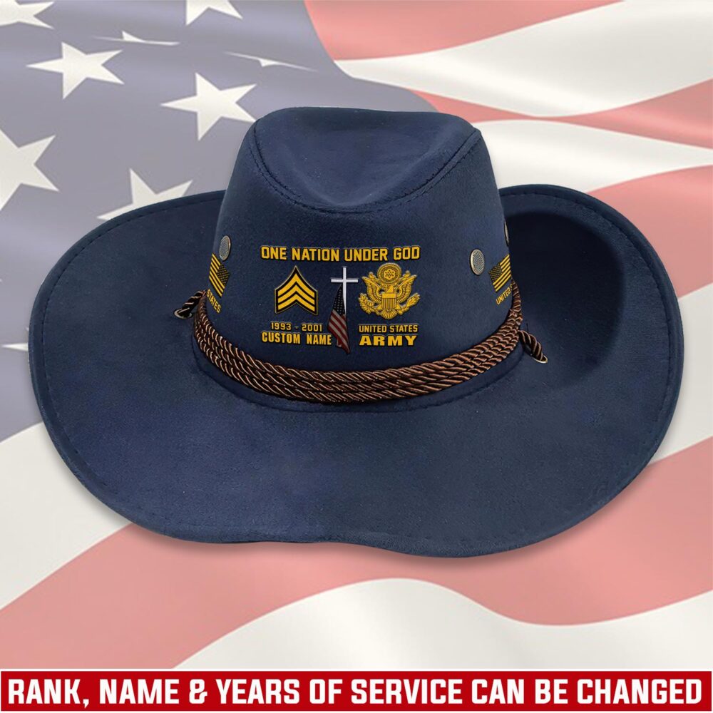 US Army, E 8 Army Master Sergeant - Cowboy Hat