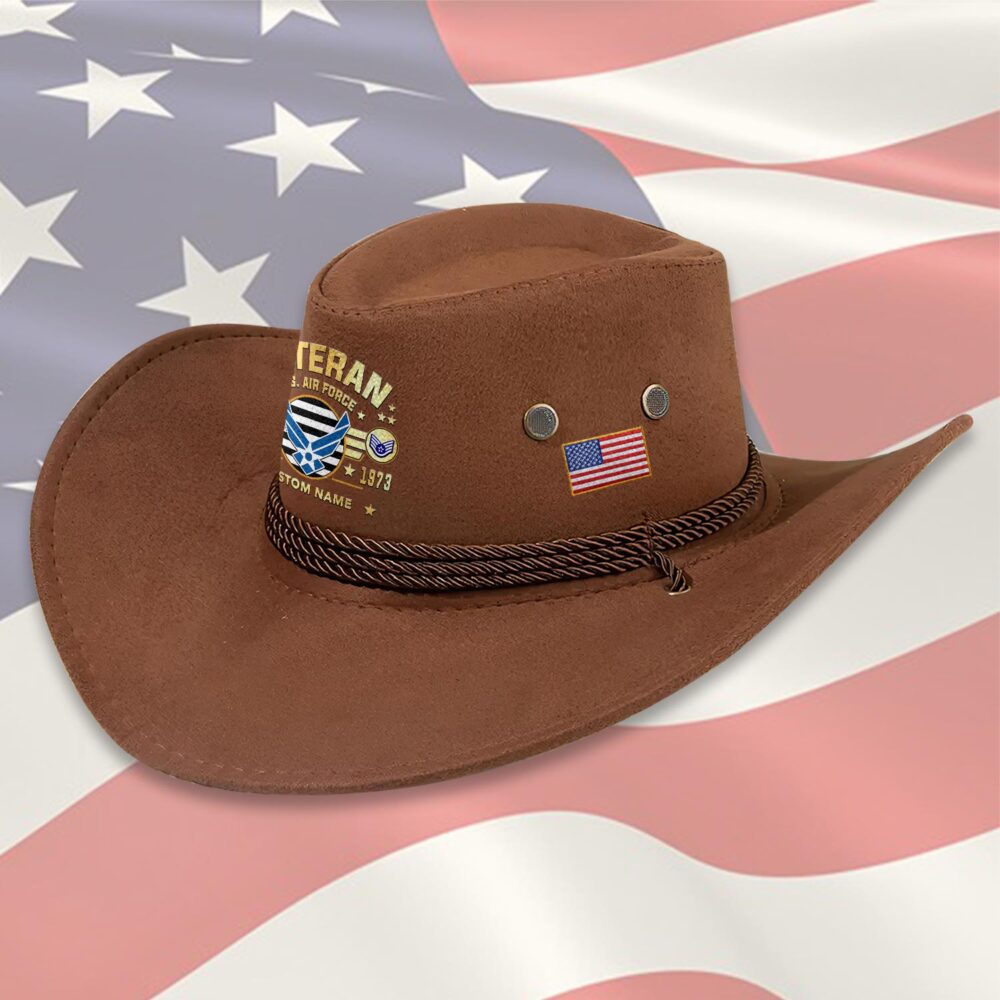 US Air Force , Thank a Veteran - Cowboy Hat - Image 3