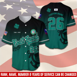 US Coast Guard, Once A Coastie, Always A Coastie - Baseball Jersey