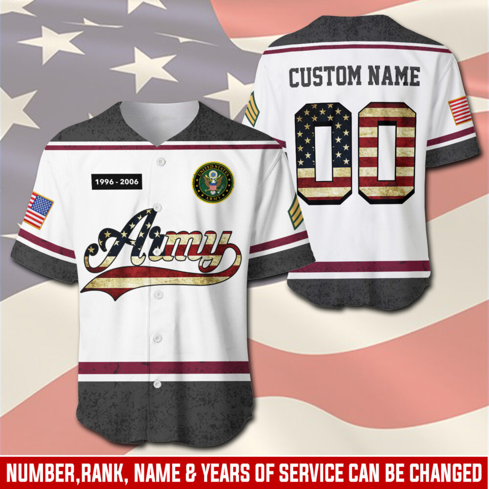 US Army, All Gave Some, Some Gave All - Baseball Jersey