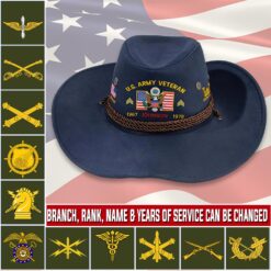 Army Branch, Proud To Have Served - Cowboy Hat