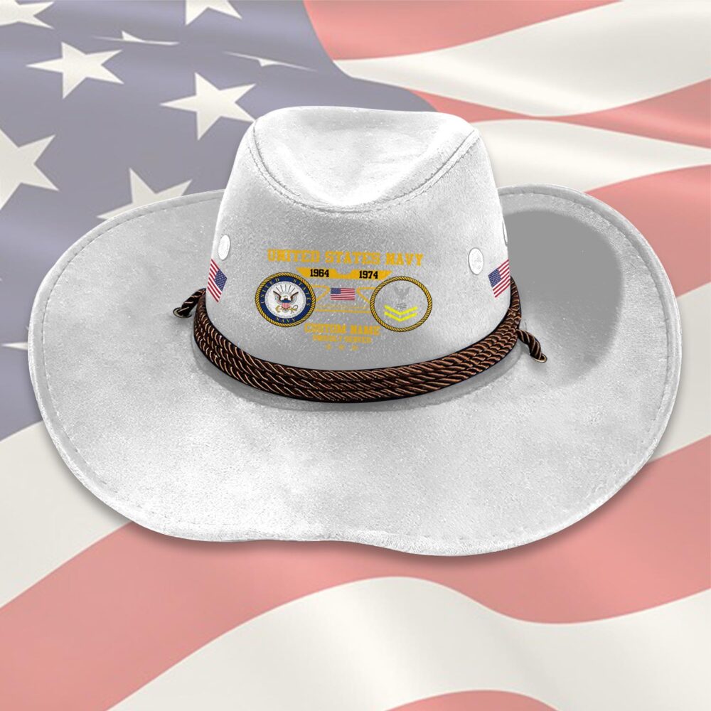 US Navy, Thank a Veteran - Cowboy Hat - Image 6