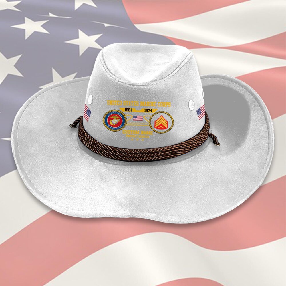 US Marine Corps, Defender of Freedom - Cowboy Hat - Image 6