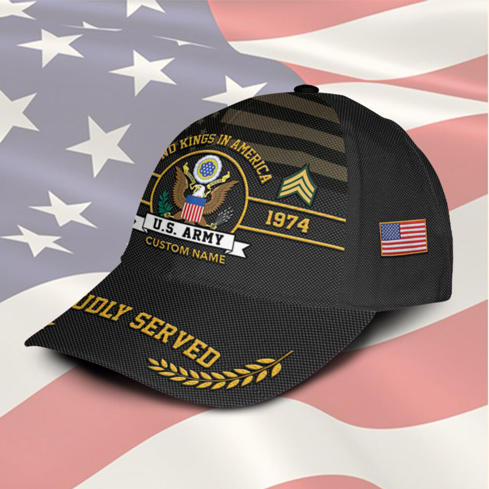 US Army, Honor, Duty, Service - Classic Cap - Image 2