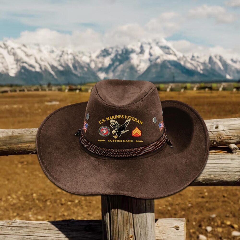 US Marine Corps, First to Fight - Cowboy Hat - Image 4