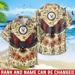 US Navy, E 5 Gold - Hawaii Shirt