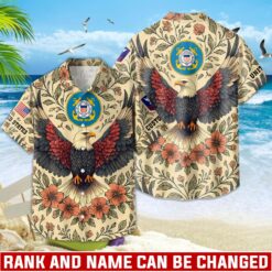 US Coast Guard, E 2 Blue - Hawaii Shirt