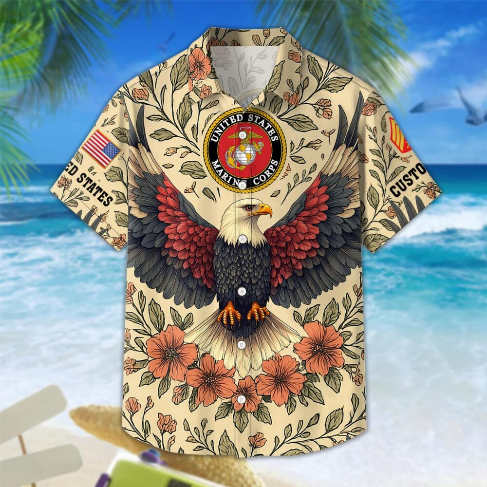 US Marine Corps, I Walked The Walk - Hawaii Shirt - Image 3