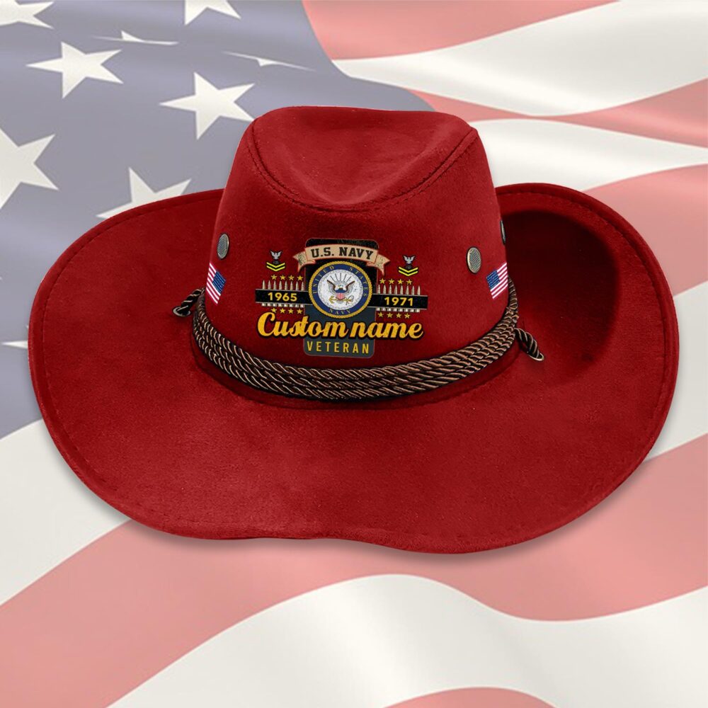 US Navy, Remember - Honor - Respect - Cowboy Hat - Image 7