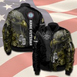 Army National Guard, E 7 Army Master Specialist - Bomber Jacket