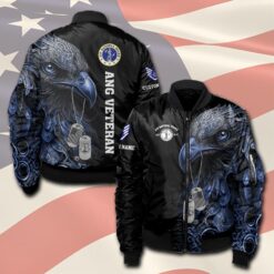 Air National Guard, Service Before Self - Bomber Jacket
