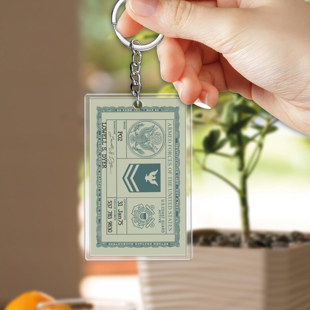 US Coast Guard - Acrylic Keychain - Image 3