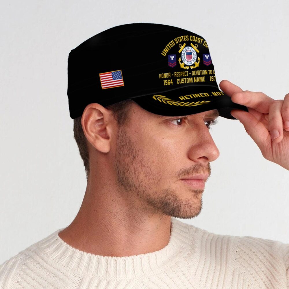 US Coast Guard, Born Ready - Military Cap - Image 3
