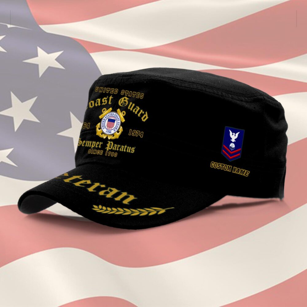 US Coast Guard, E 2 Blue - Military Cap - Image 2
