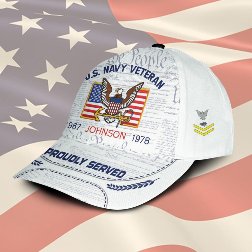 US Navy, By Sea, Air and Land - Classic Cap - Image 2