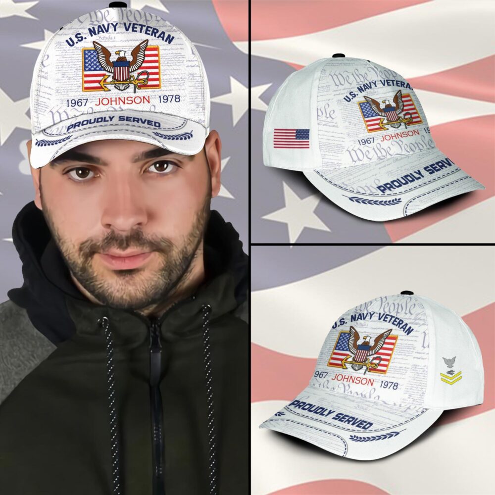 US Navy, By Sea, Air and Land - Classic Cap - Image 3