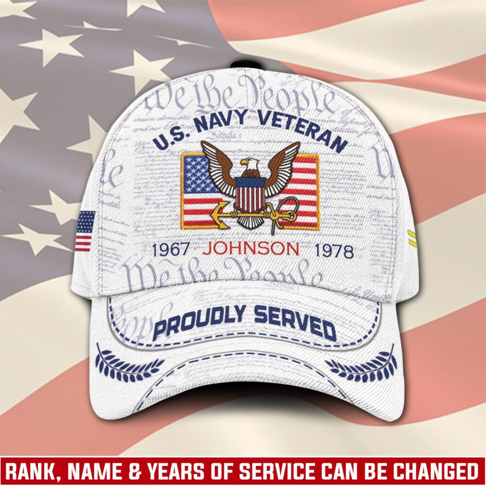 US Navy, By Sea, Air and Land - Classic Cap