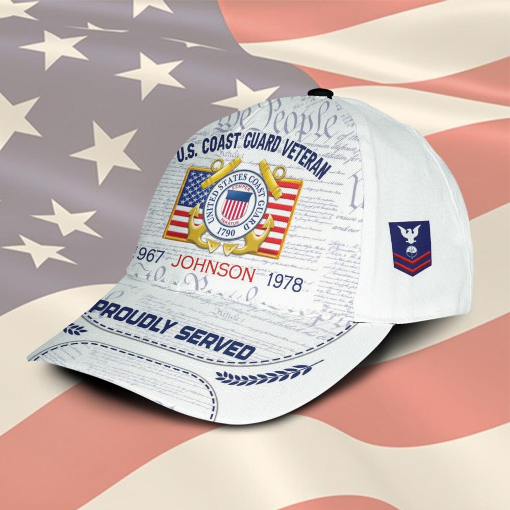 US Coast Guard, E 3 Blue - Classic Cap - Image 2