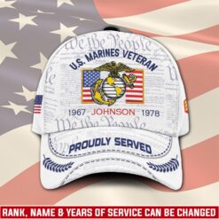 US Marine Corps, Honor, Duty, Service - Classic Cap