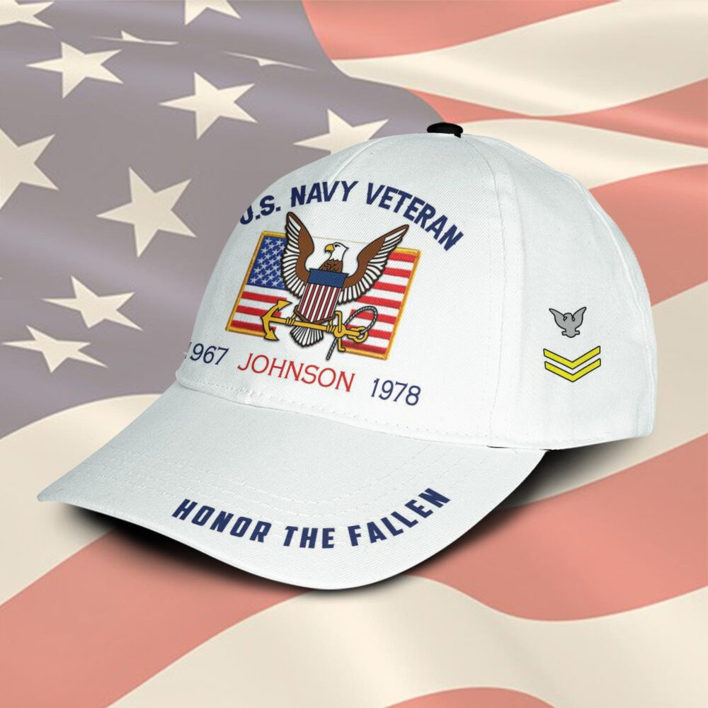 US Navy, E 3 Red - Classic Cap - Image 2