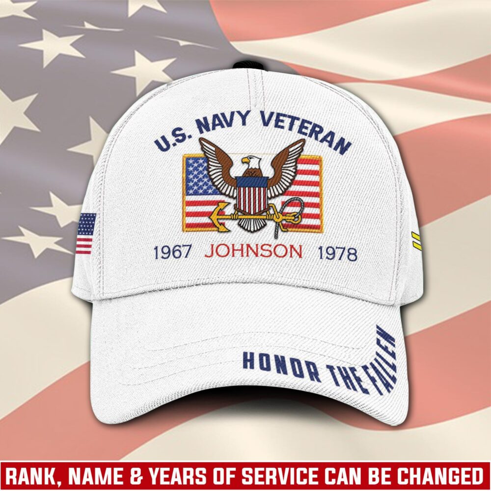US Navy, E 3 Red - Classic Cap