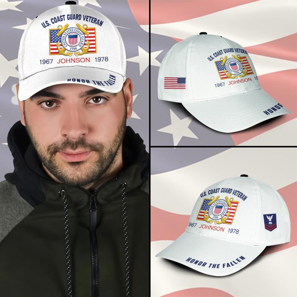 US Coast Guard, E 3 Red - Classic Cap - Image 3