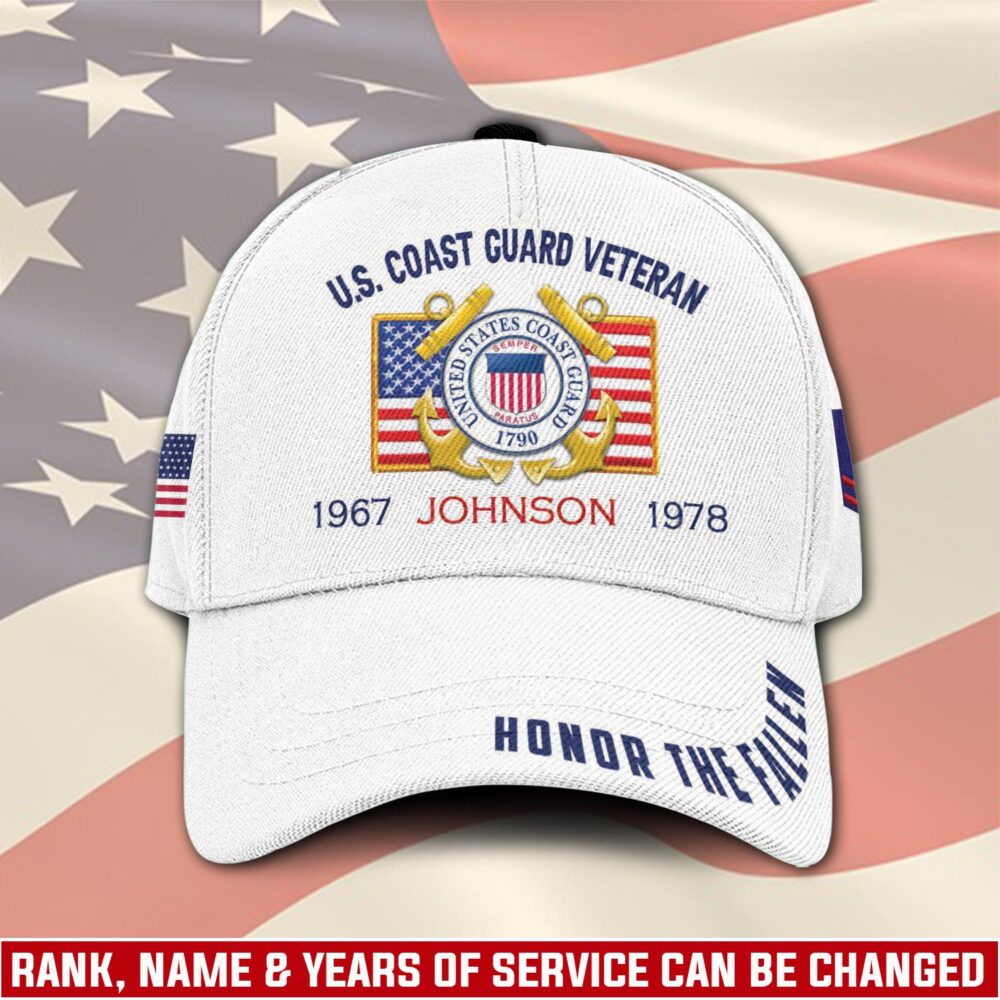 US Coast Guard, E 3 Red - Classic Cap