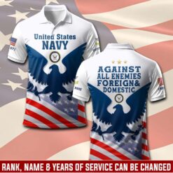 US Navy, Honor - Courage - Commitment - Polo Shirt