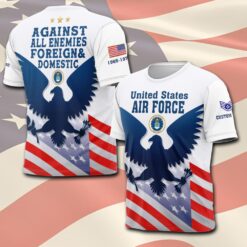 US Air Force , No One Fights Alone - T-Shirt