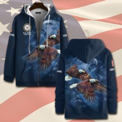 US Navy, Honor - Courage - Commitment - Zip Hoodie