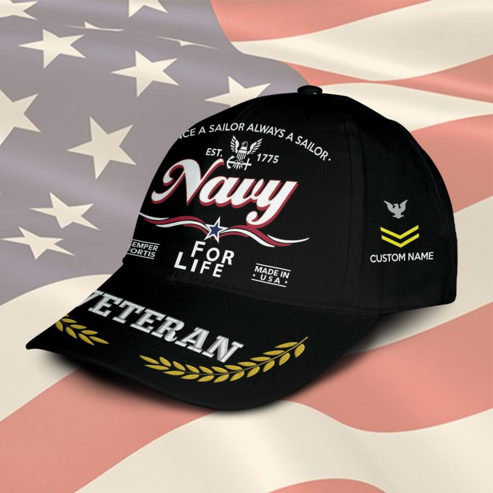 US Navy, E 7 Gold - Classic Cap - Image 2