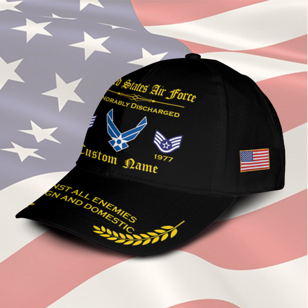 US Air Force, Freedom Over Fear - Classic Cap - Image 2