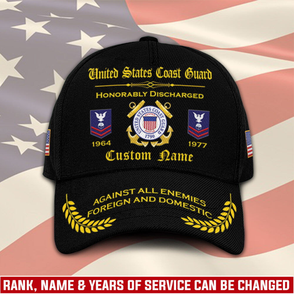 US Coast Guard, E 6 Red - Classic Cap