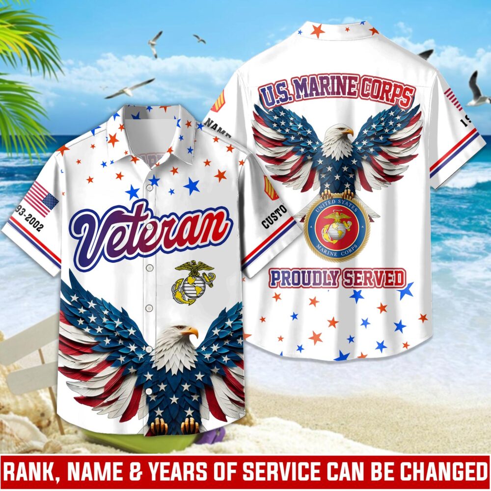 US Marine Corps, O 3 Marines Captain - Hawaii Shirt