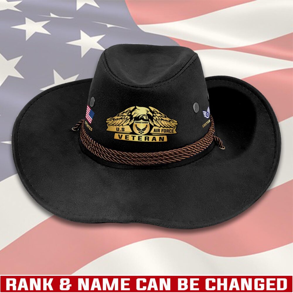 US Air Force , E 7 Air Force First Sergeant - Cowboy Hat