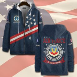 Air Force Command, Remember - Honor - Respect - Zip Hoodie